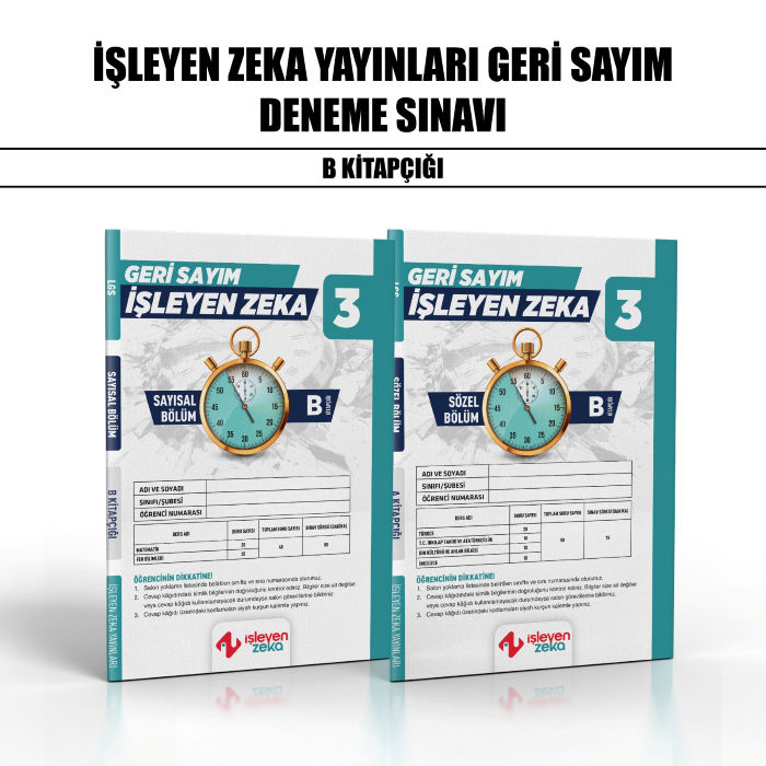 GERİ SAYIM İŞLEYEN 08.SINIF DENEME SY/SZ 3-B - 25